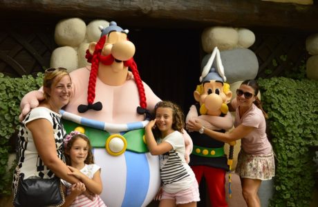 El Parque de Asterix en París. Diversión familiar asegurada. Parque de atracciones en París