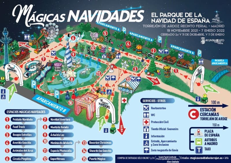 15 planes con niños en Madrid en el Puente de Diciembre. España