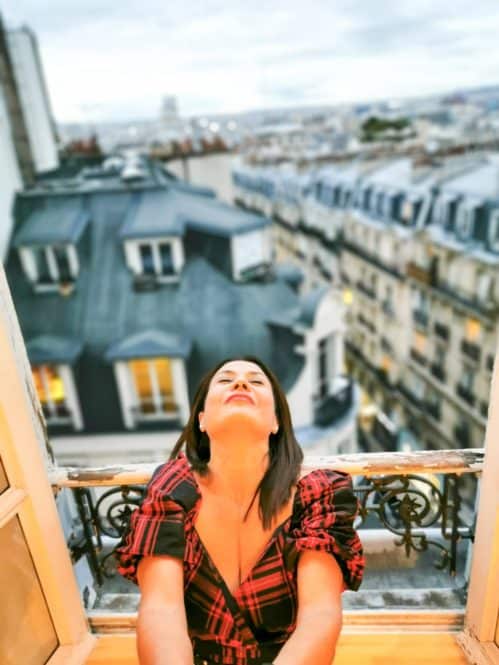 Vistas desde habitación Sacre Coueur de París
