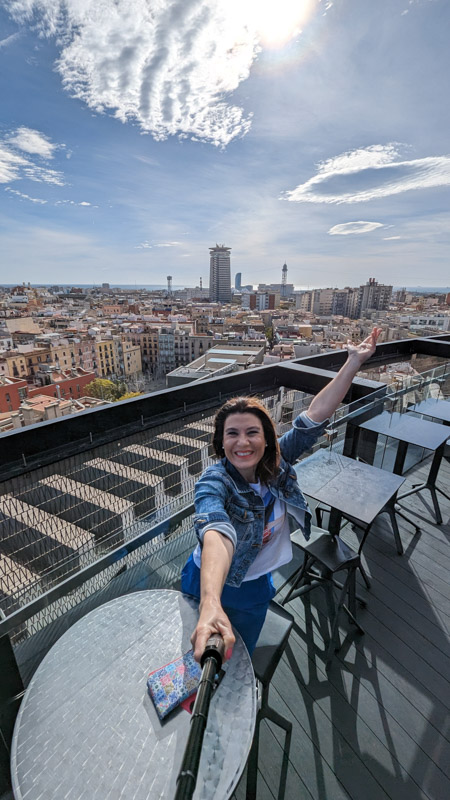 Rooftop en Barcelona vistas 360 Hotel Raval